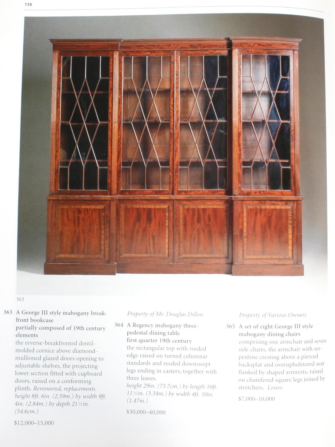 Late 20th Century Sotheby's: English Furniture & Decorations, John L. Boonshaft Collection, 1998