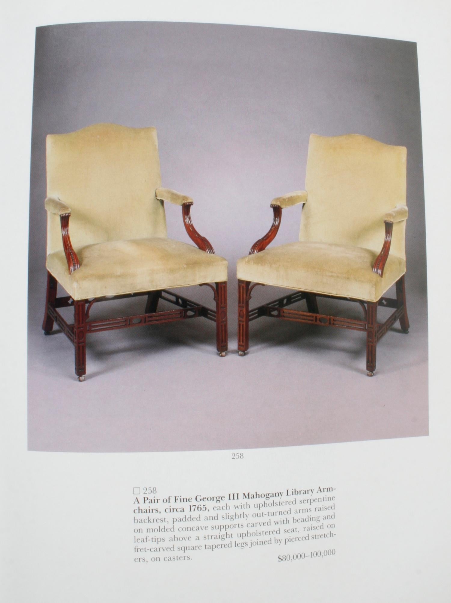 Sotheby's, Porcelaine et mobilier anglais M. et Mme John Treleaven Oct. 1990 en vente 4