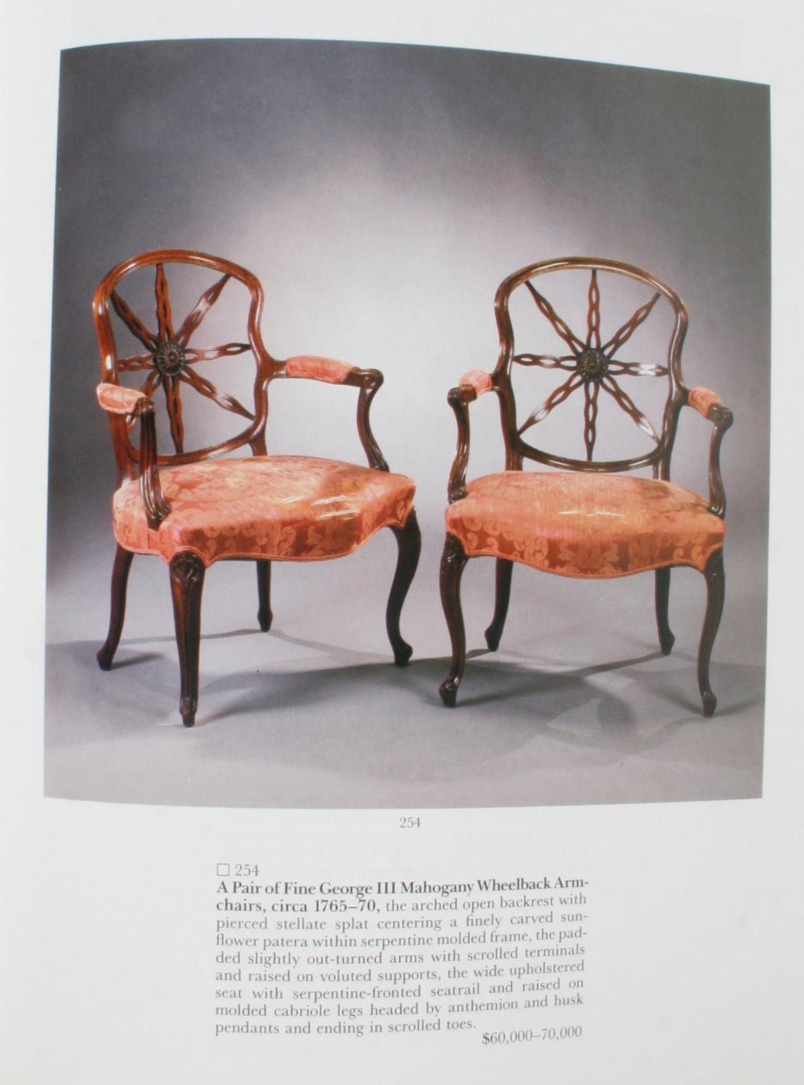 Papier Sotheby's, Porcelaine et mobilier anglais M. et Mme John Treleaven Oct. 1990 en vente