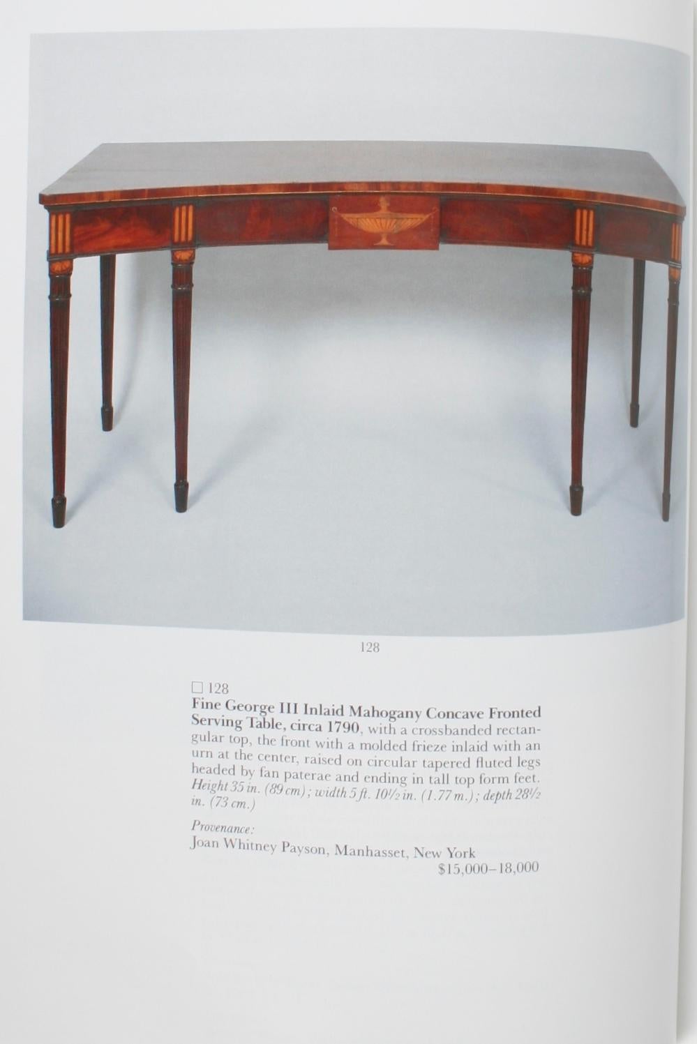 ‎Sotheby's: ‎Fine English Furniture, Decorations and Carpets, Perry Ellis, 1987 For Sale 4