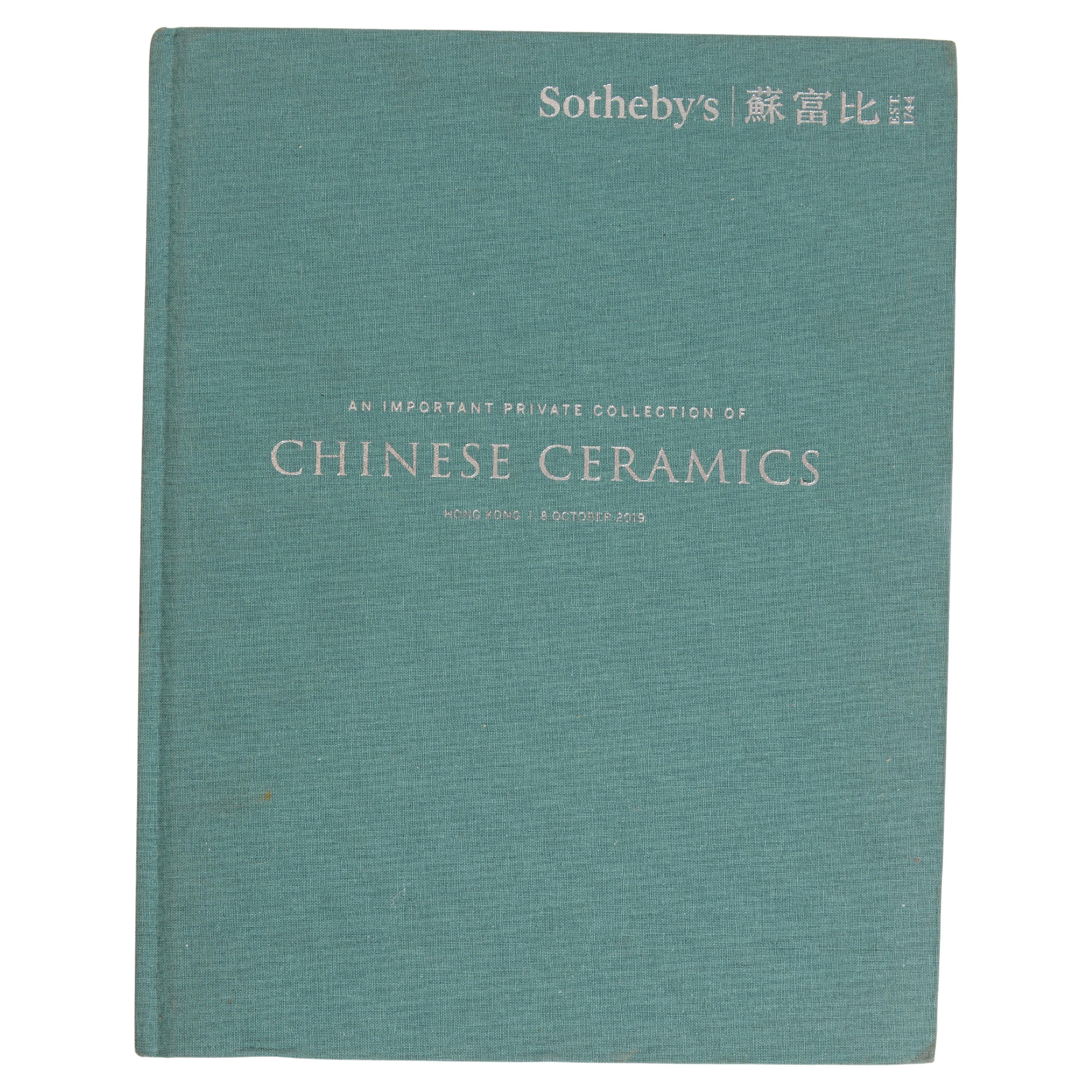 Sotheby's Hong Kong Importante collection privée de céramiques chinoises Oct. 2019