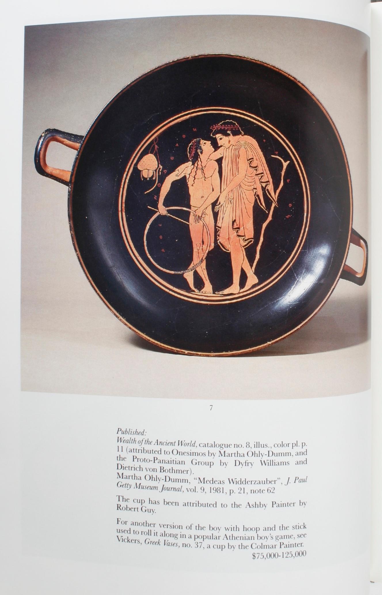 Sotheby's, Hunt Collection Highly Important Greek Vases Roman & Etruscan Bronzes In Excellent Condition For Sale In valatie, NY
