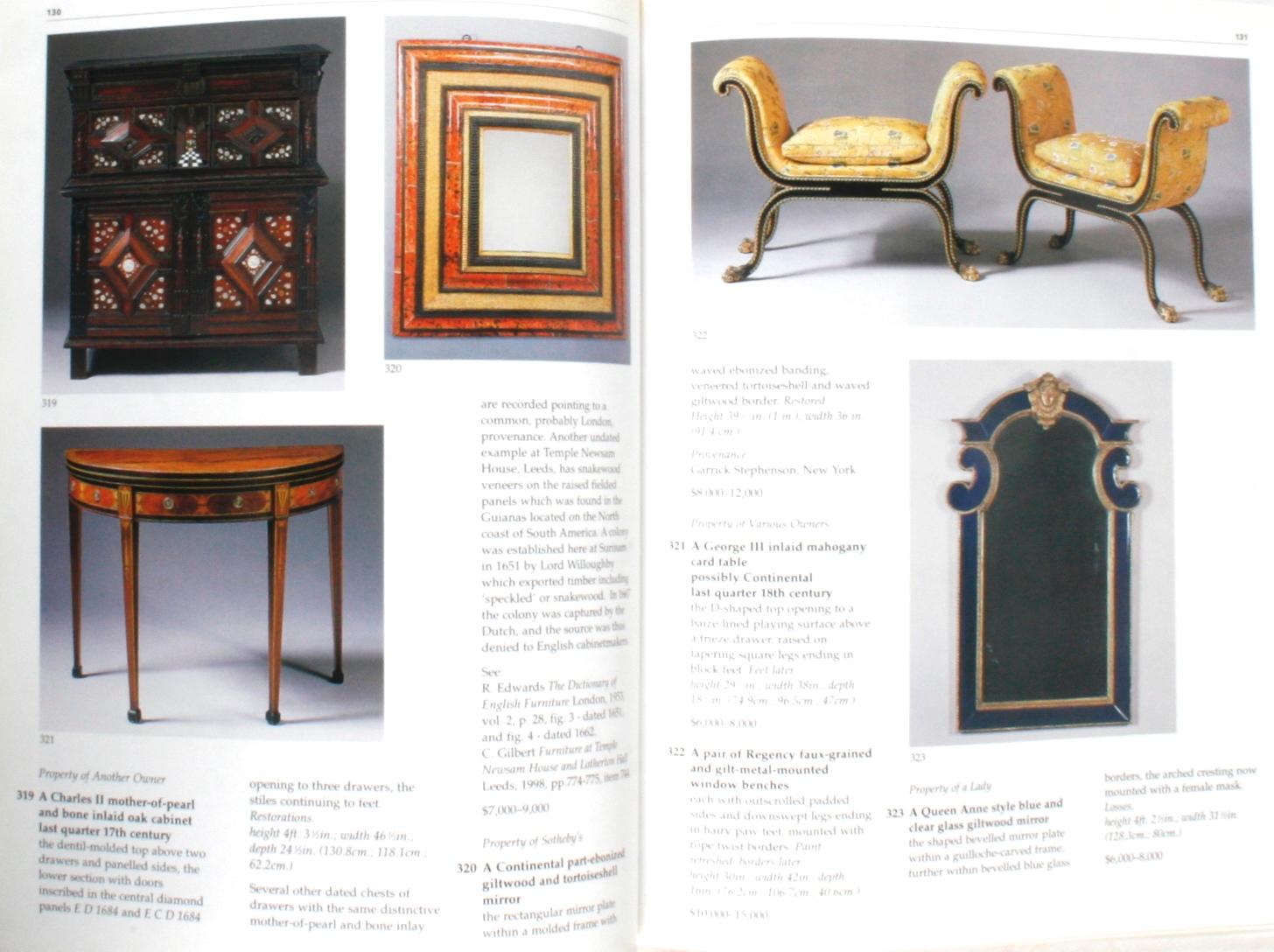 Sotheby's ; important mobilier anglais, céramique et décorations européens en vente 5