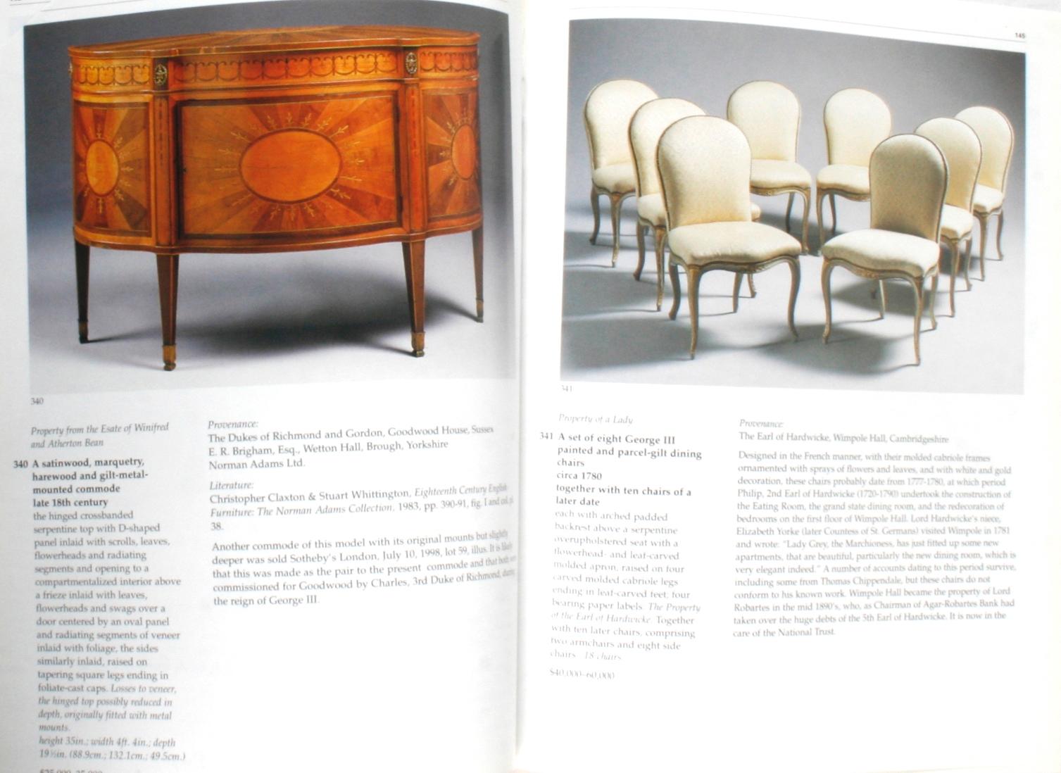 Sotheby's ; important mobilier anglais, céramique et décorations européens en vente 8