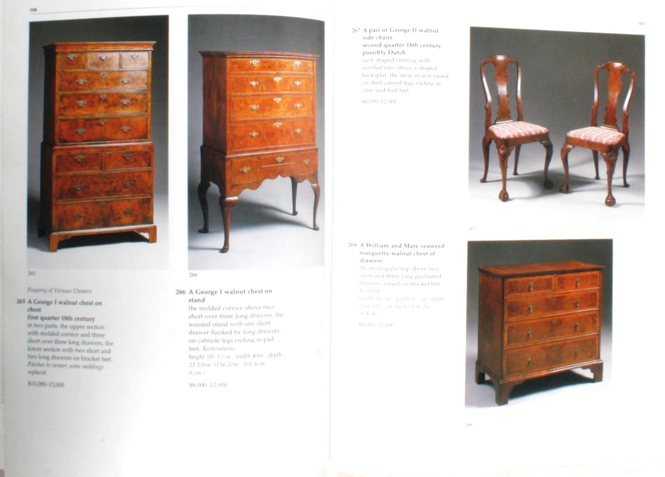 20th Century Sotheby's; Important English Furniture, European Ceramics and Decorations For Sale