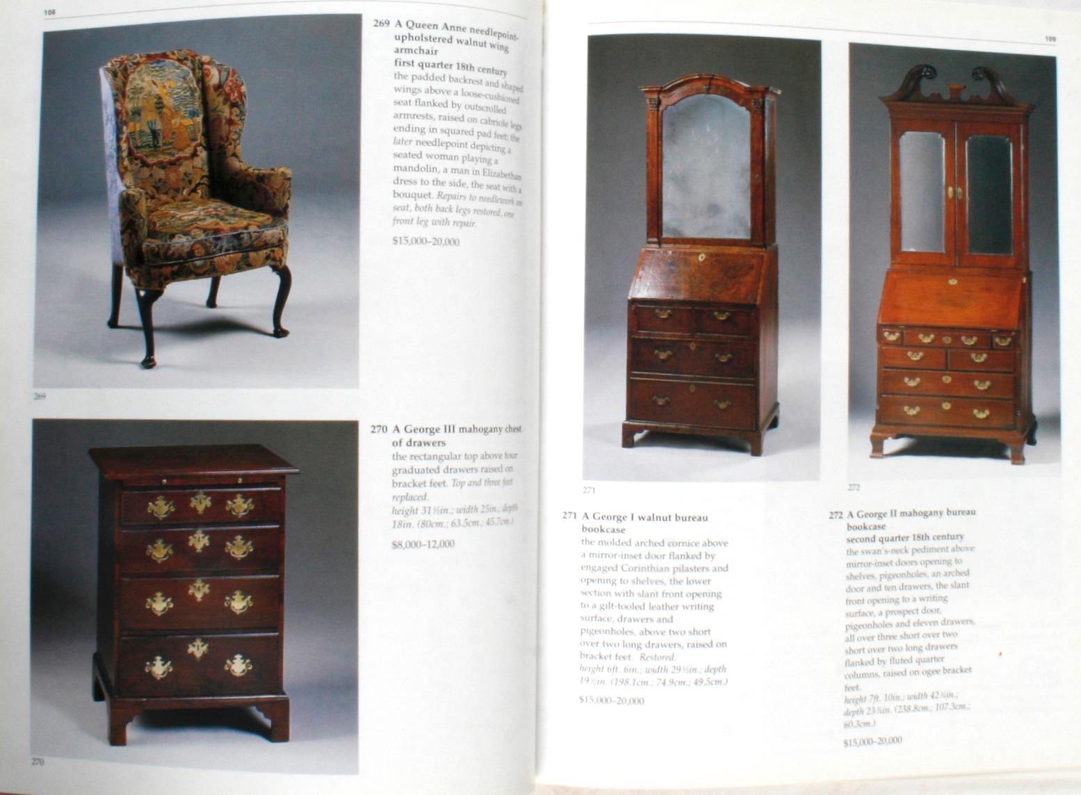 Paper Sotheby's; Important English Furniture, European Ceramics and Decorations For Sale