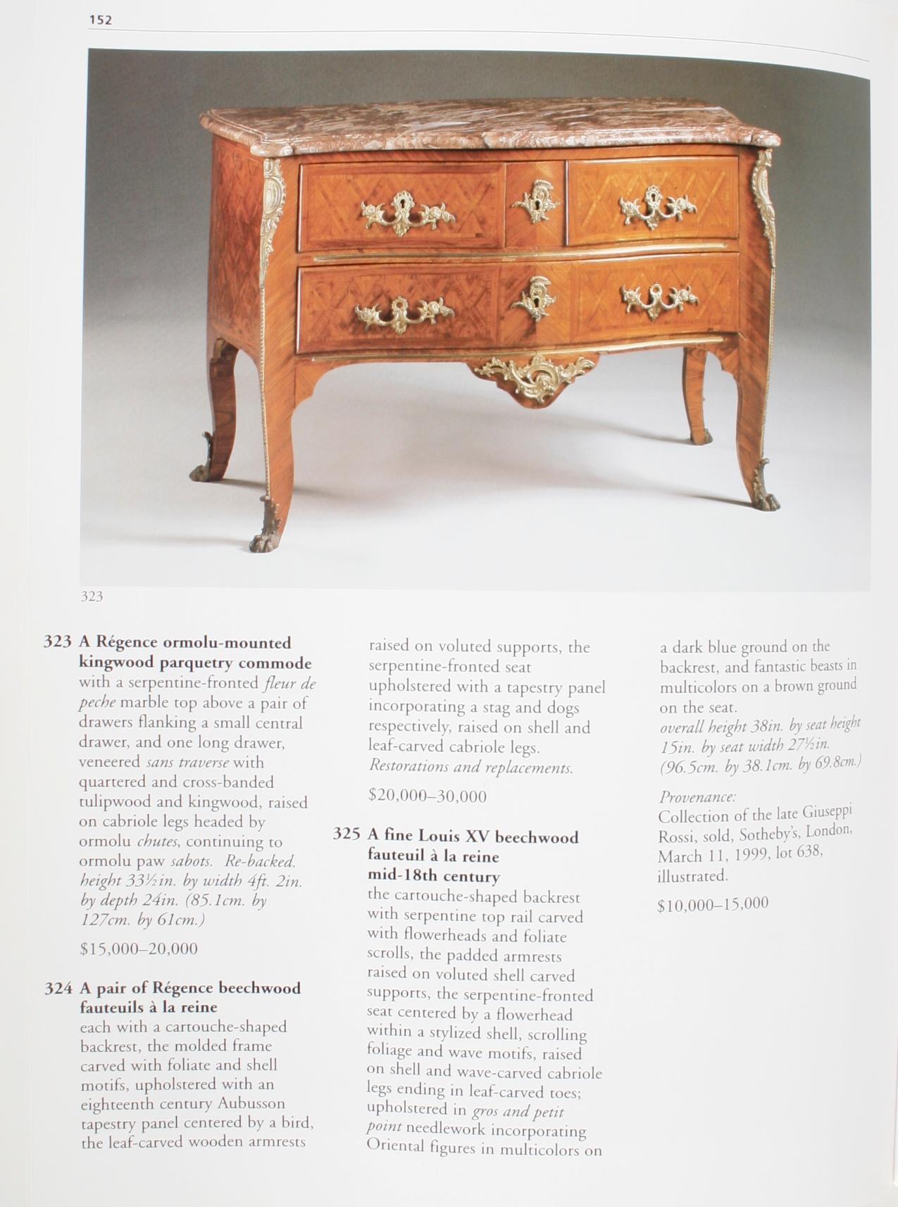 Sotheby's, Important French and Continental Furniture, Estate Peter A. Paanakker 2