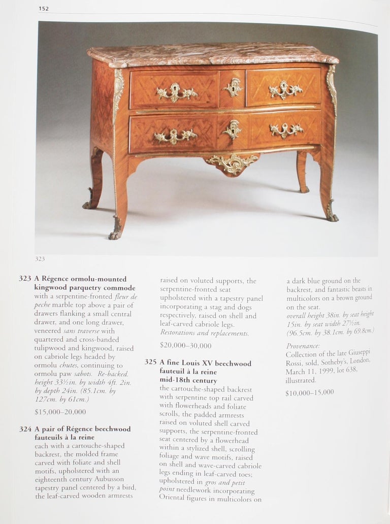 Sotheby's, Important French and Continental Furniture, Estate Peter A. Paanakker For Sale 5