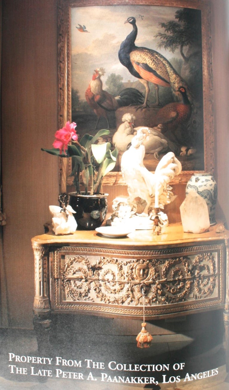Sotheby's, important French and Continental furniture, decorations, ceramics, carpets and tapestries, including the estate of Peter A. Paanakker. May 25, 2000. Peter Paanakker had formed an eclectic collection of French and Continental furniture and