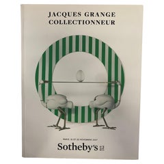 Vintage Sotheby's Jacques Grange Collectionneur (Book)