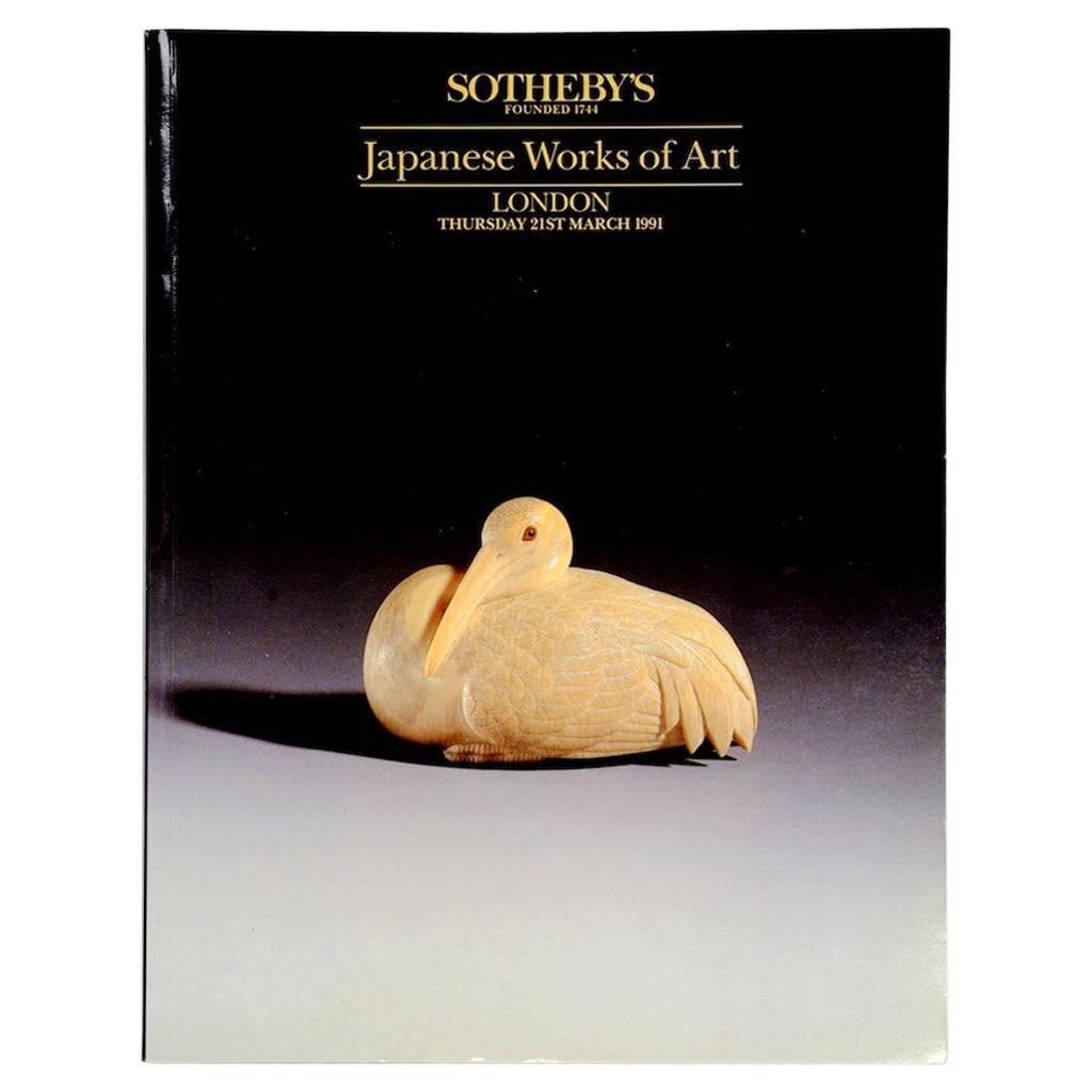 Œuvres d'art japonaises de Sotheby's, jeudi 21 mars 1991, Catalogue de vente aux enchères en vente