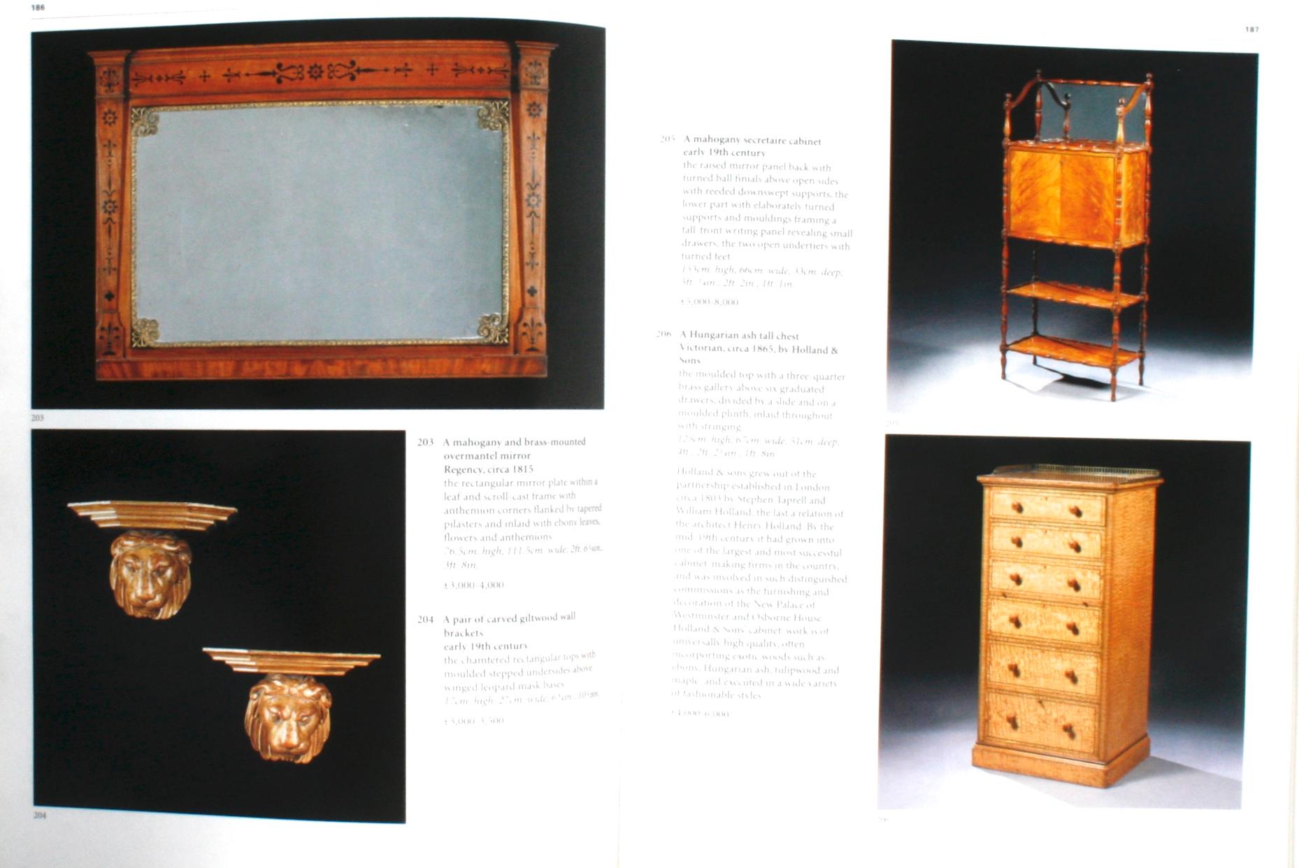 Paper Sotheby's London, Michael Lipitch, Furniture and Decorations For Sale