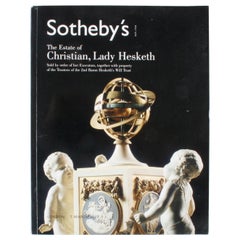 "Sotheby's London The Estate of Christian, Lady Hesketh", Catálogo de subasta 1ª Ed.