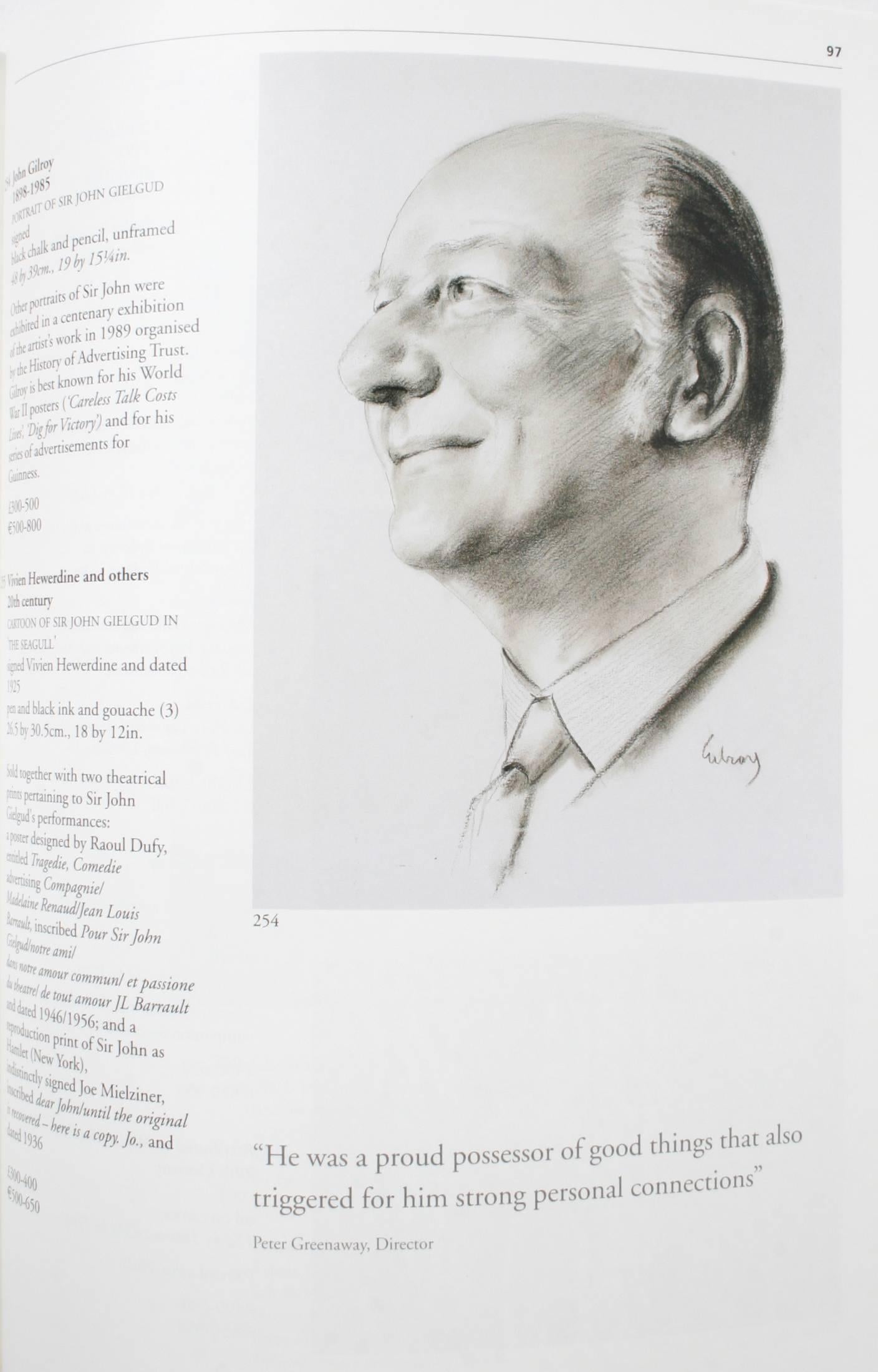 Sotheby's London; The John Gielgud Collection, 2001 For Sale 9