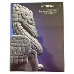 Sotheby's New York Pre-Colombian Art Catalog November 18, 1991 Sale 6239
