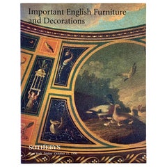 Catalogo dell'asta di Sotheby's NY, Importanti mobili e decorazioni inglesi, 1996