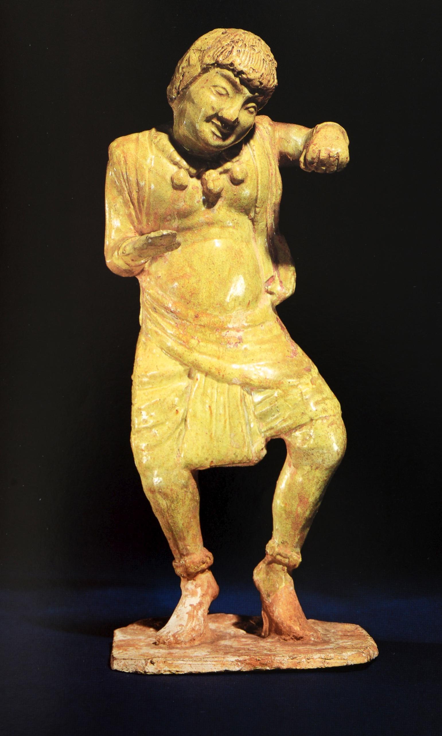 Chinesische Keramik-Skulptur von Sotheby's NY aus der Sammlung von Lillian Schloss (Ende des 20. Jahrhunderts) im Angebot
