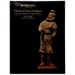 Retro Sotheby's NY Chinese Ceramic Sculpture from the Collection of Lillian Schloss