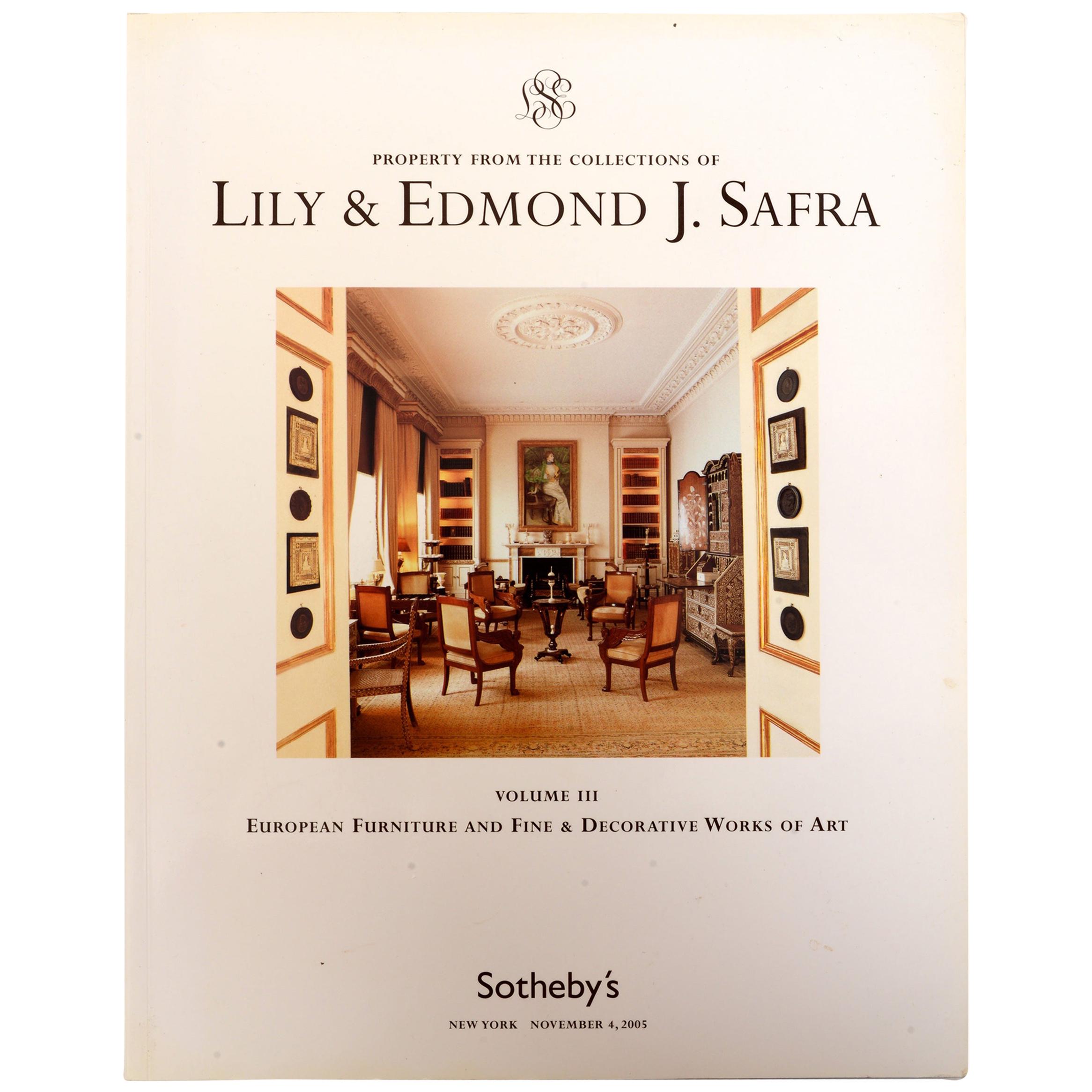 Sotheby's NY Property From the Collections of Lily & Edmond J. Safra, Vol. III