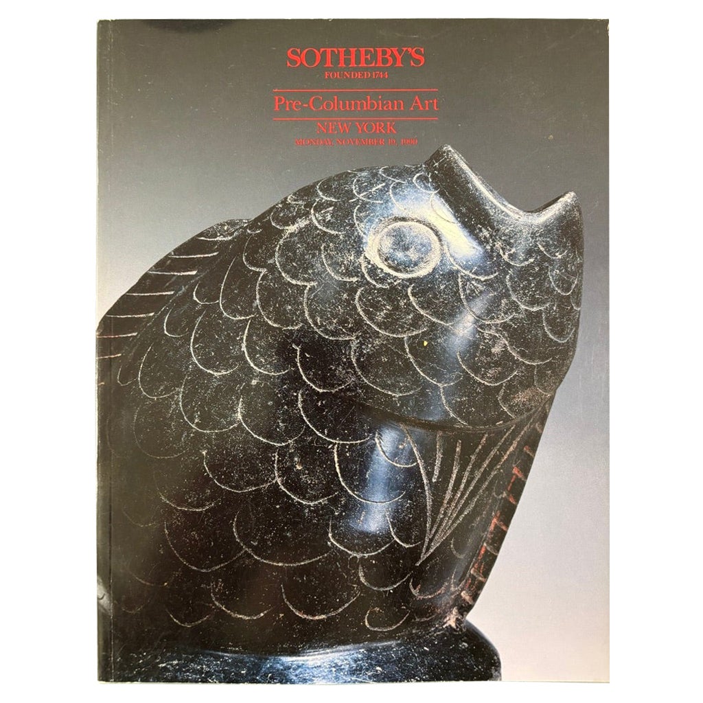 Catalogue d'art Pre-Columbian de Sotheby's New York, 19 novembre 1990 Vente 6102 en vente