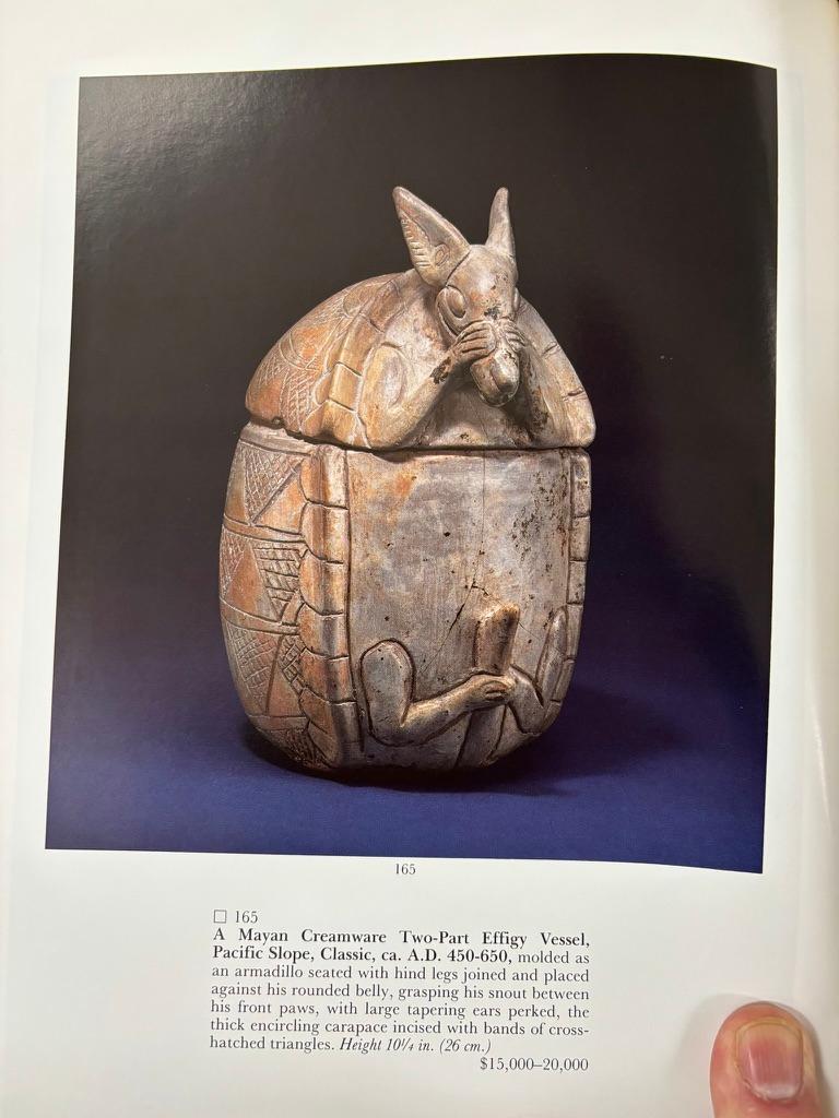 Sotheby's Pre-Columbian Art Sales Catalog, New York, November 23rd, 1992 For Sale 5
