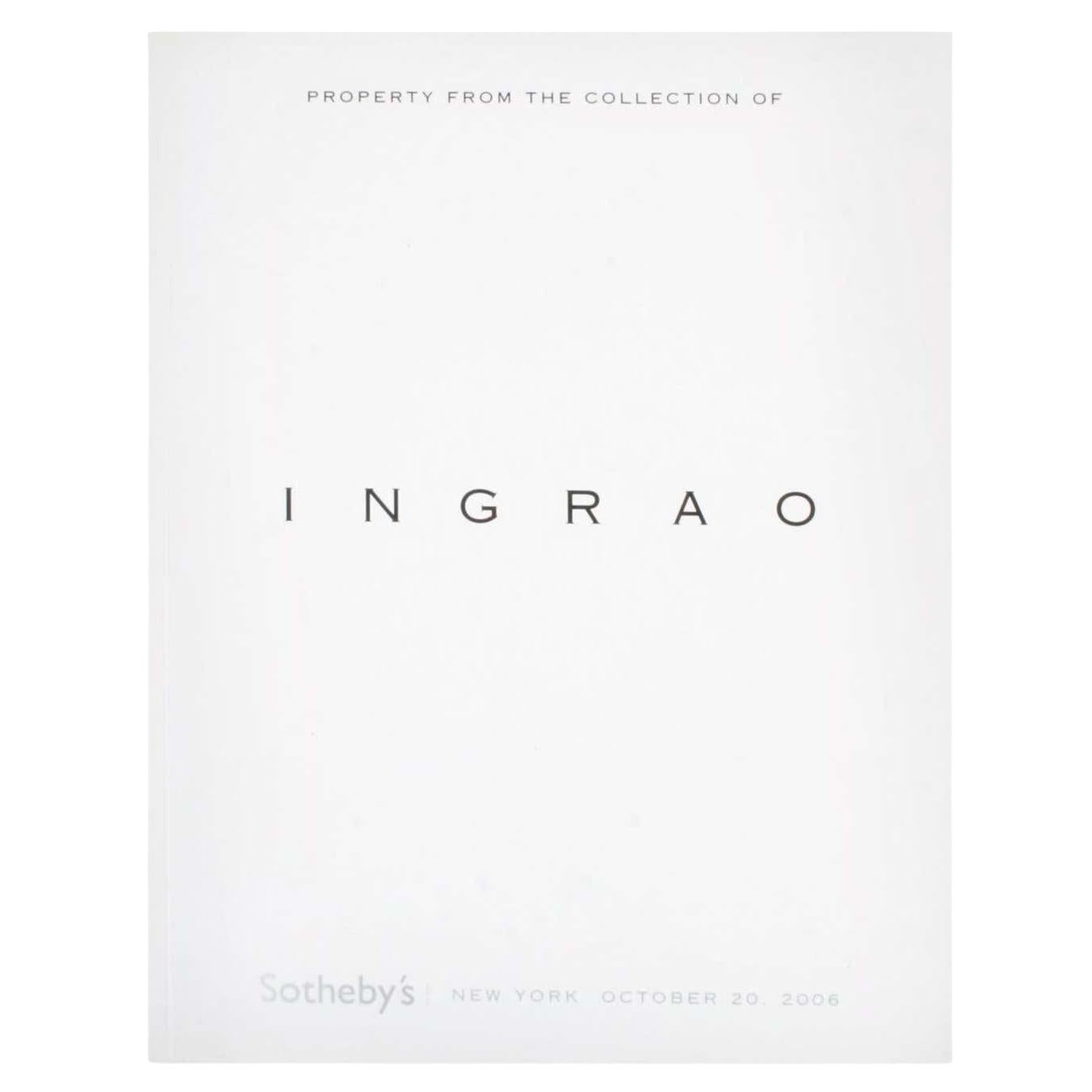 "Sotheby's: Property From The Collection of Ingrao, New York, October 2006" Book