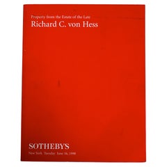 Sotheby's Proprietà provenienti dal patrimonio del defunto Richard Hesse. NY Giugno 1998