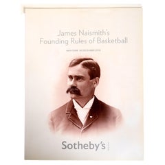 Sotheby's Sale Catalog, James Naismith's Founding Rules of Basketball, 1st Ed