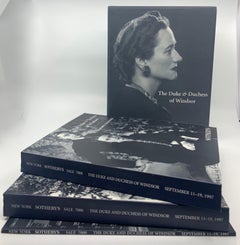 Sotheby's "The Duke and Duchess of Windsor Auction" Book Catalogs