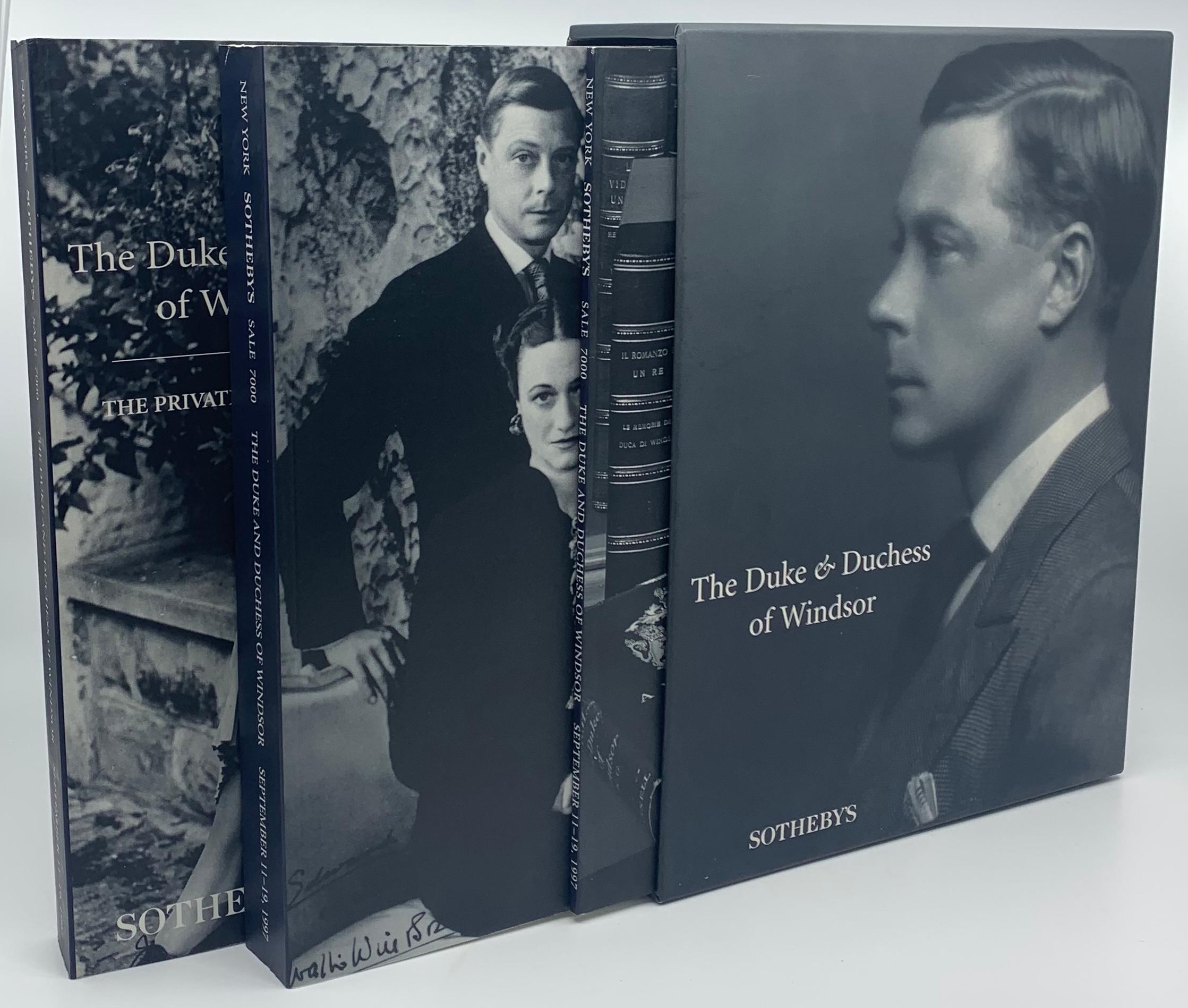 Américain Catalogues de livres Sotheby's « The Duke and Duchess of Windsor Auction » (Le duc et la duchesse de Windsor) en vente