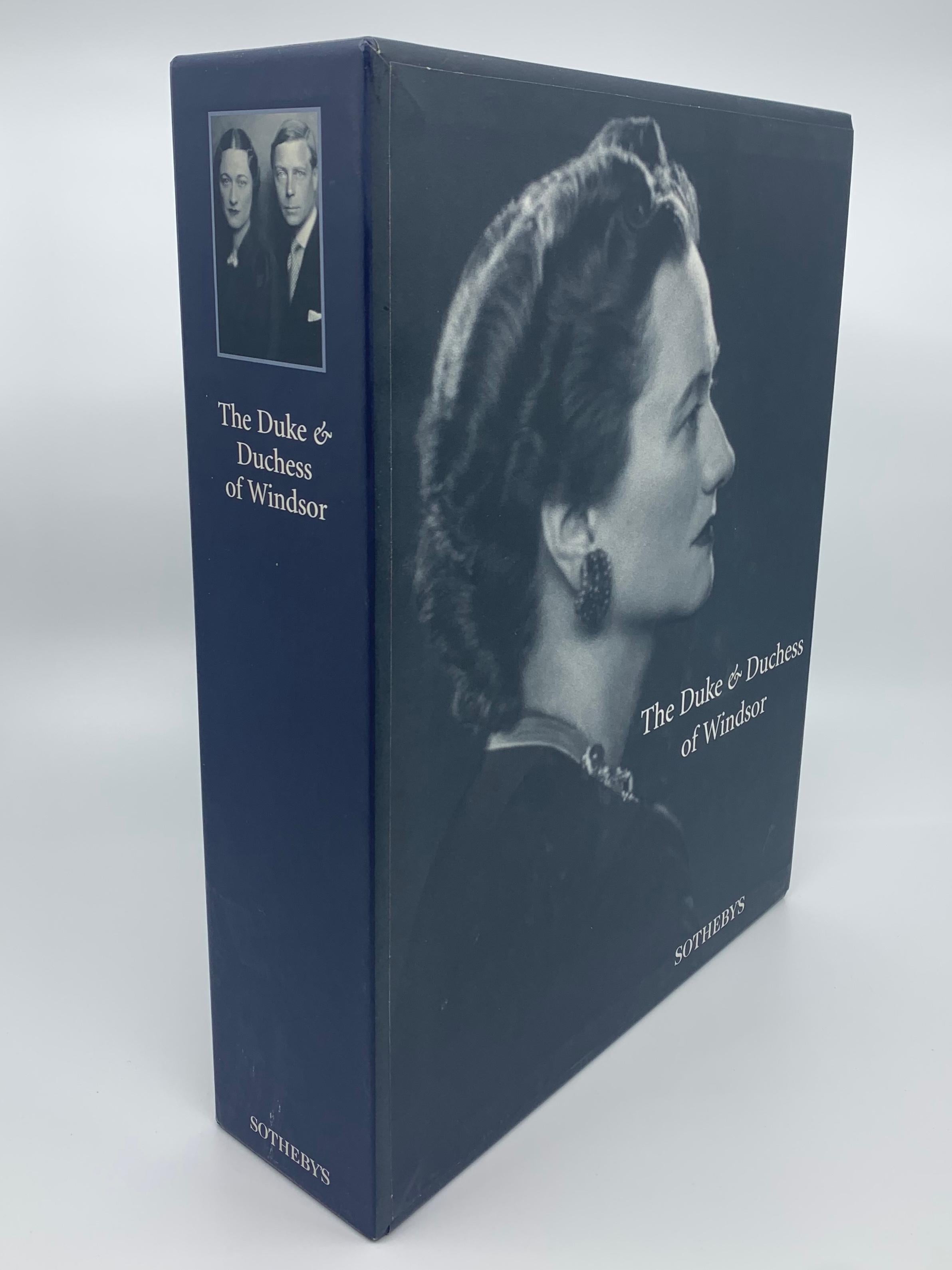 20ième siècle Catalogues de livres Sotheby's « The Duke and Duchess of Windsor Auction » (Le duc et la duchesse de Windsor) en vente