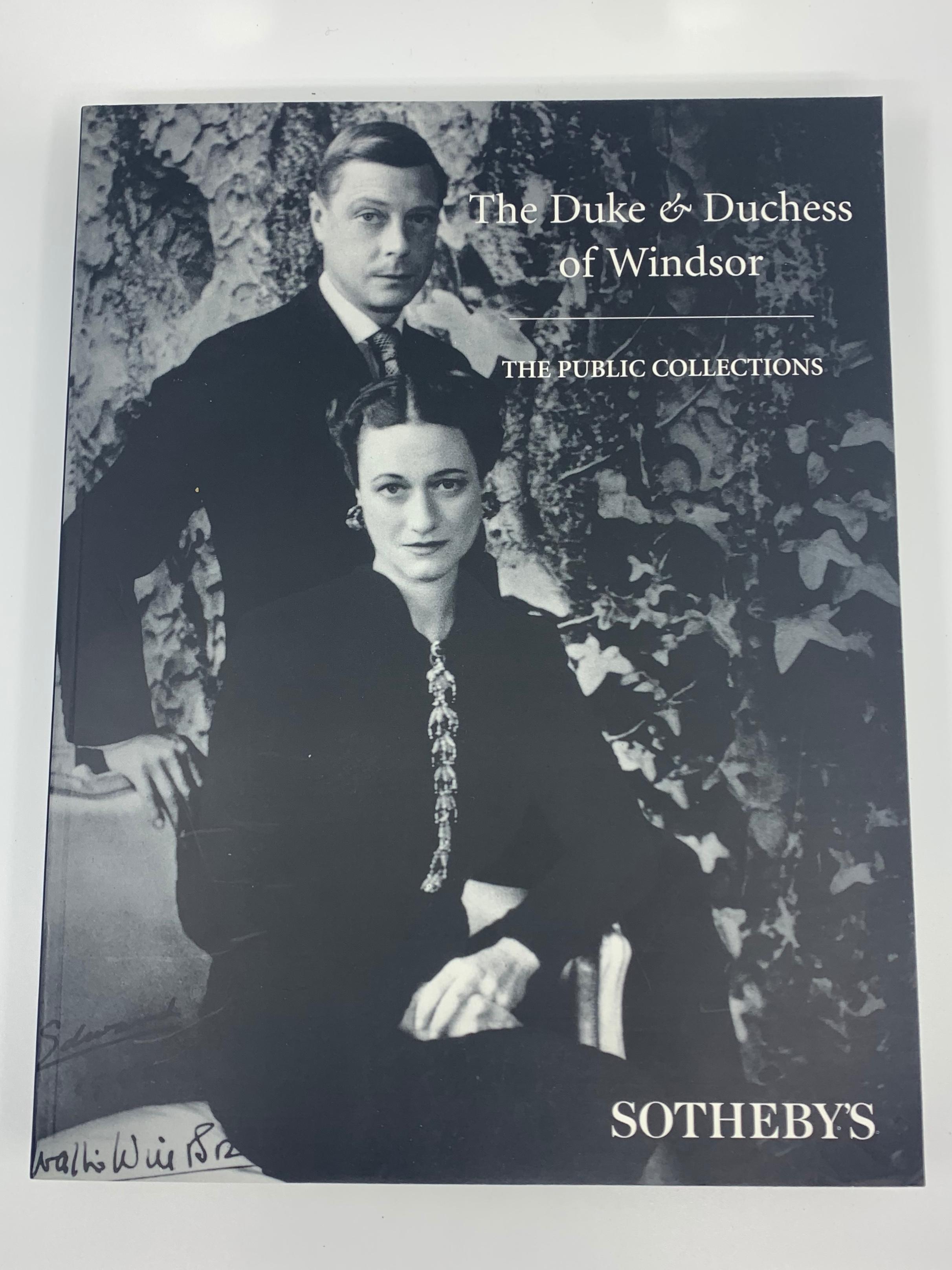 Catalogues de livres Sotheby's « The Duke and Duchess of Windsor Auction » (Le duc et la duchesse de Windsor) en vente 2