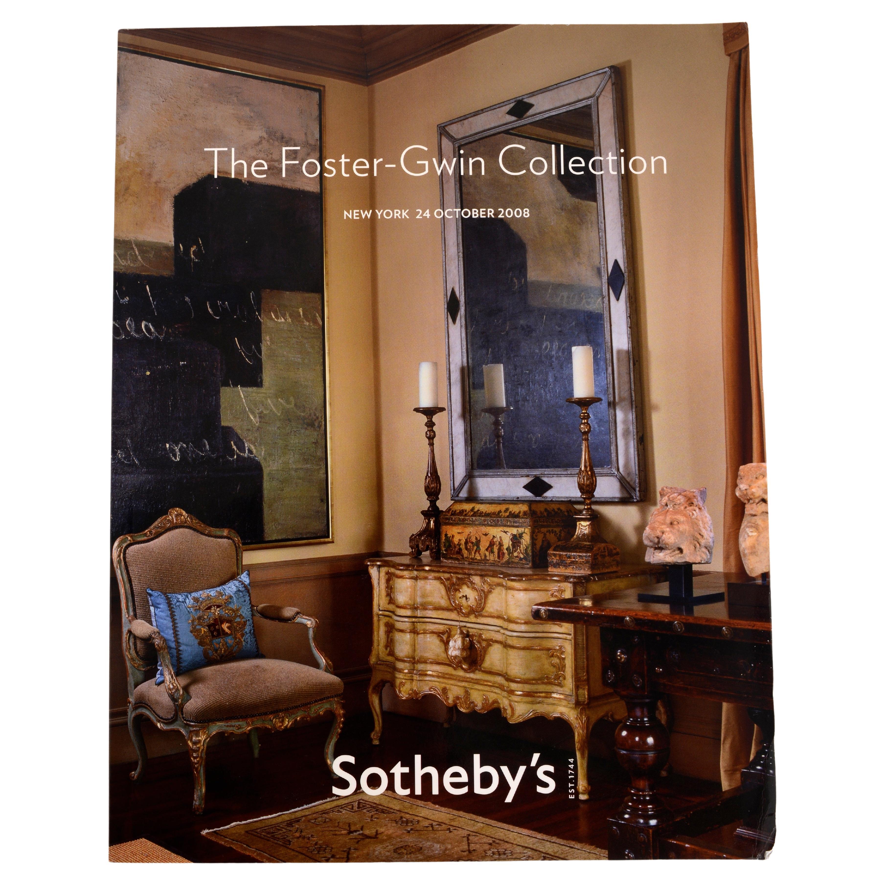 Sotheby's: the Foster-Gwin Collection, October 24, 2008 For Sale