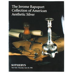 Sotheby's the Jerome Rapoport Collection of American Aesthetic Silver