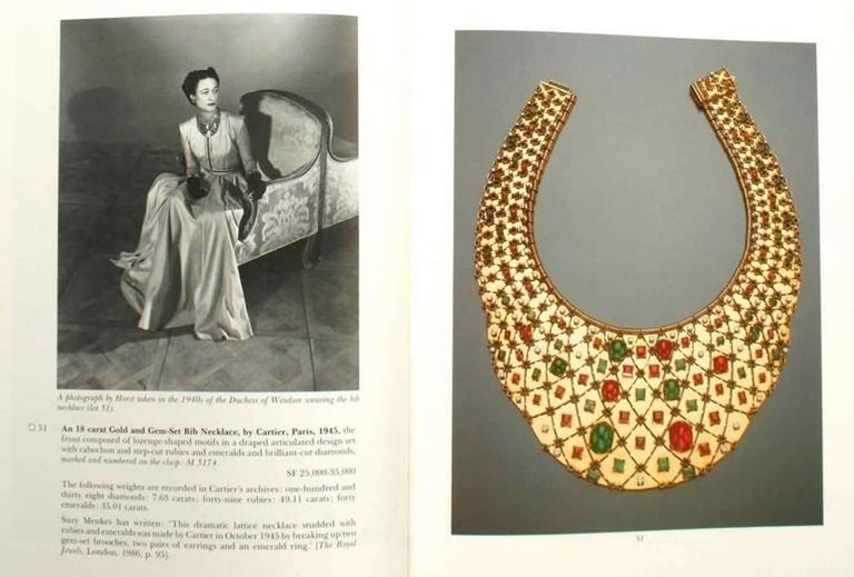 Paper Sotheby's the Jewels of the Duchess of Windsor, Auction Catalog, 1987 For Sale