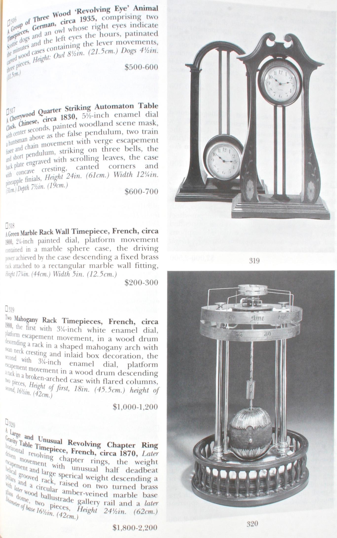 Sotheby's: The Joseph M. Meraux Collection of Rare and Unusual Clocks, 6/1993 For Sale 6