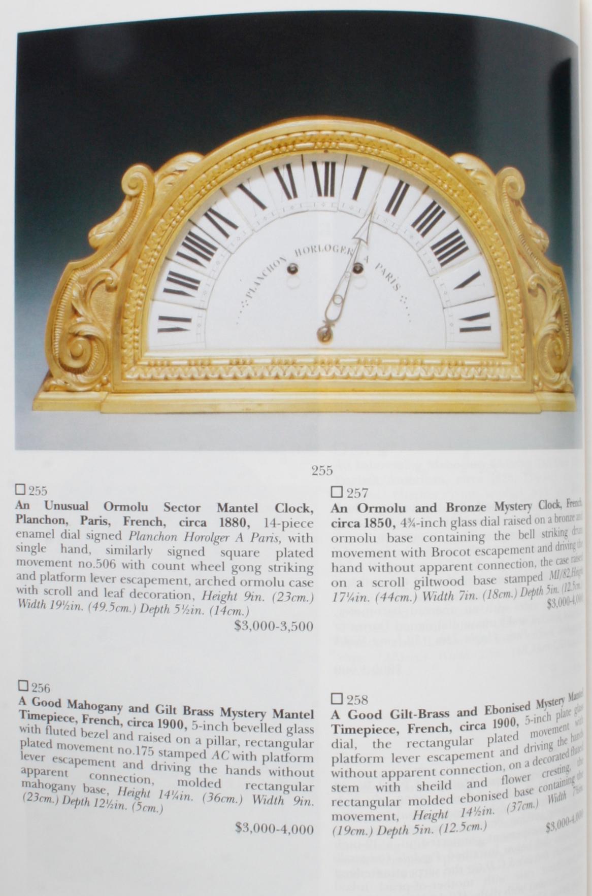 Sotheby's: The Joseph M. Meraux Collection of Rare and Unusual Clocks, 6/1993 For Sale 1
