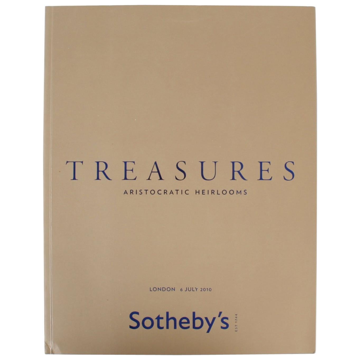 Sotheby's Treasures Aristocratic Heirlooms, Londres Julio de 2010