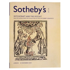 Sotheby's: Witchcraft & The Occult Books from the Collector Robert Lenkiewicz