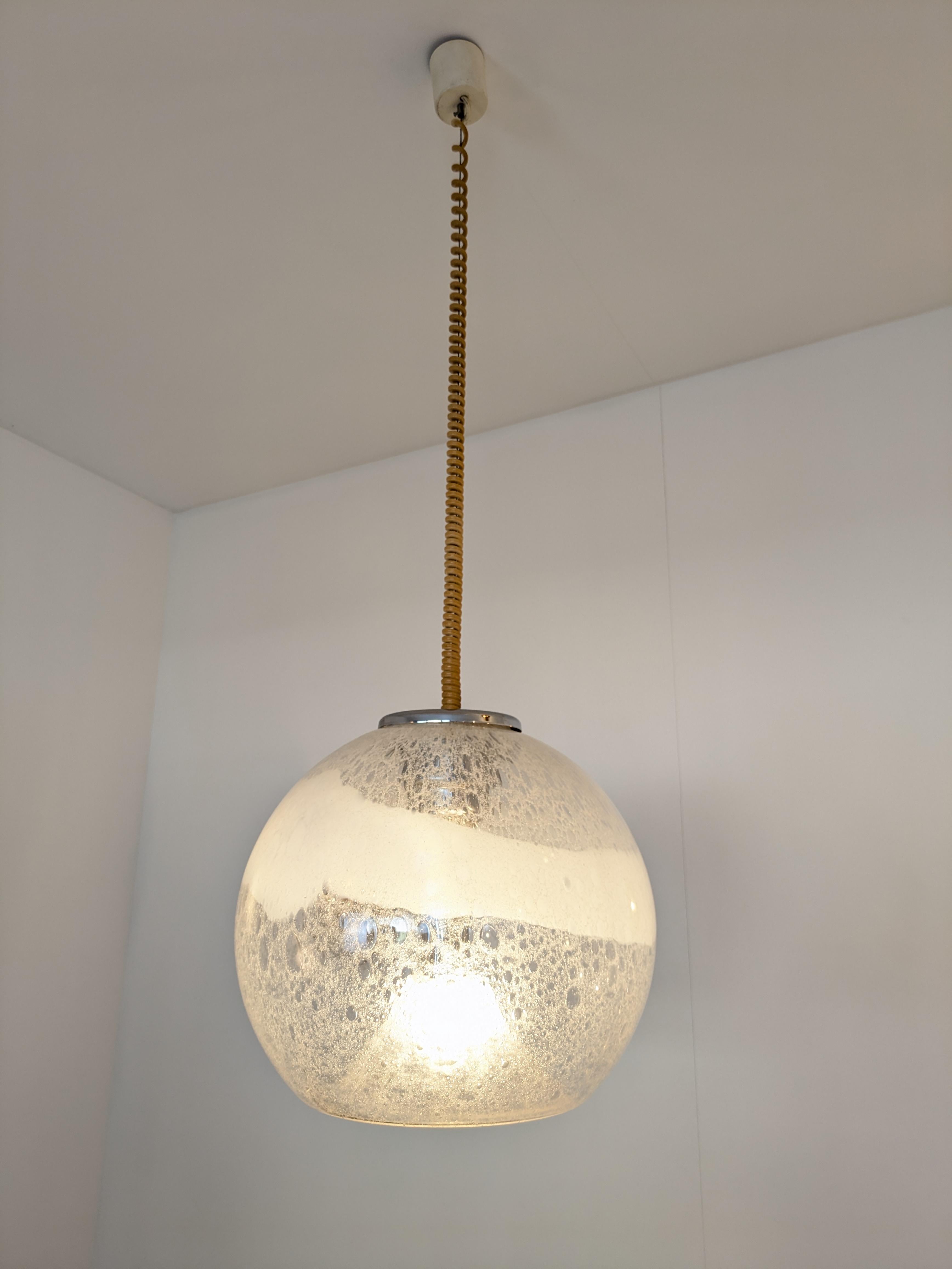 Sothis Anhänger aus geblasenem Murano-Glas 35, Ettore Fantasia und Gino Poli, Italien, 1970 (Postmoderne) im Angebot