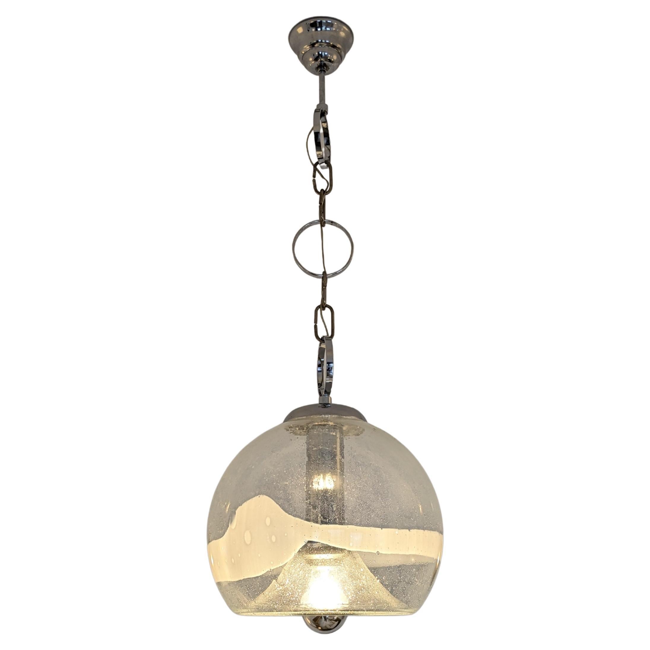 Sothis Murano Blown Glass Pendant 30, Ettore Fantasia and Gino Poli, Italy, 1970