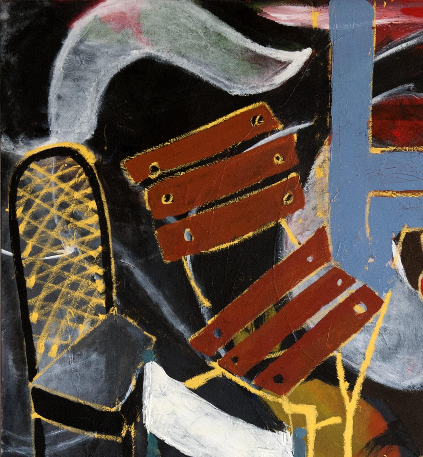 Sedie - Painting Contemporaneo di Sotos Zachariadis