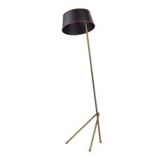 Sottovoce Black Brass Floor Lamp