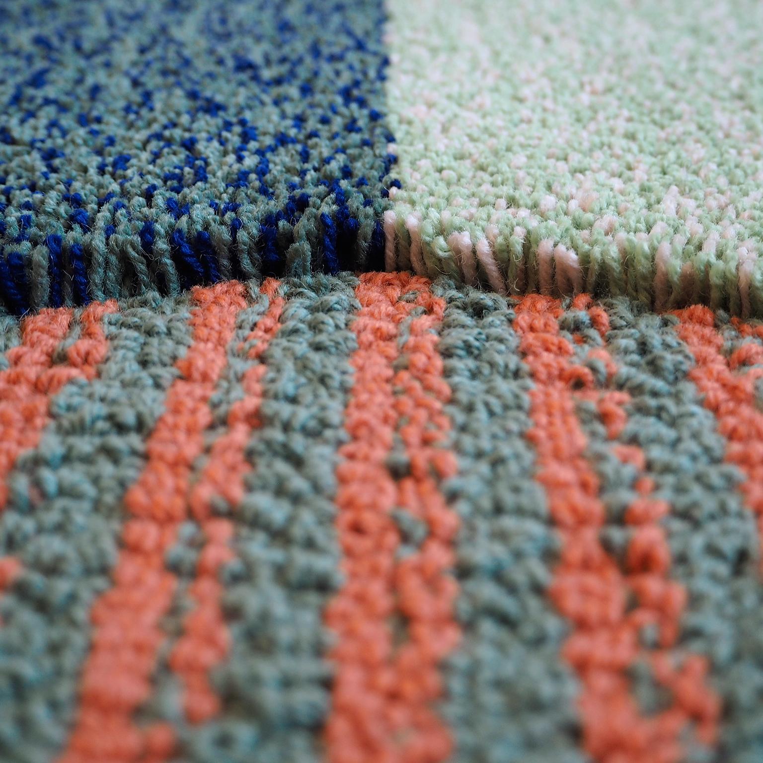 Sottovolto L Full Colors Teppich aus 100 % Wolle von Portego (Maschinell gefertigt) im Angebot