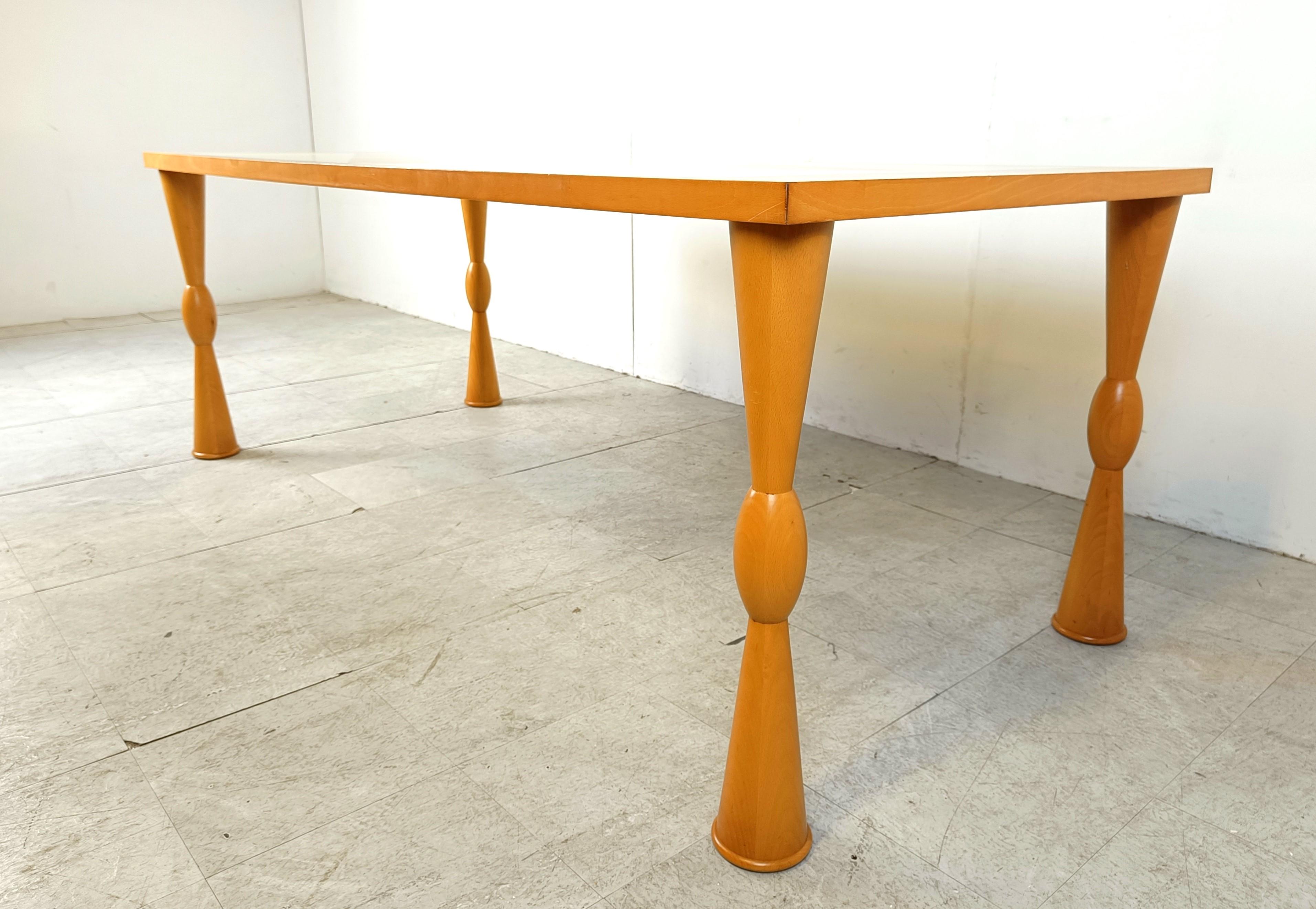 Sottsass “Filicudi” dining table for Zanotta, 1990s For Sale 2