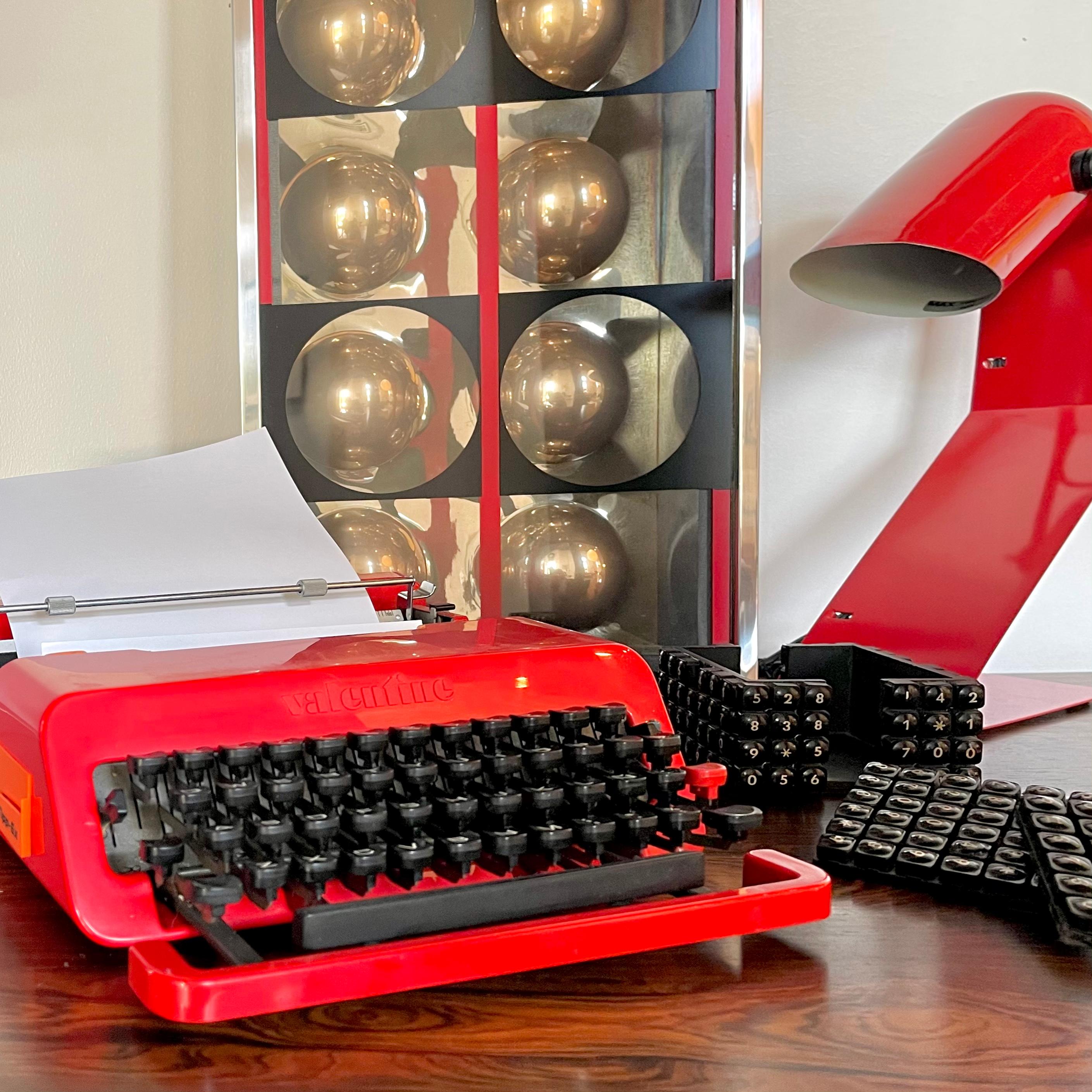 Post-Modern Sottsass for Olivetti Valentine Typewriter