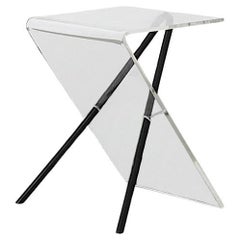 Retro Sottsass Inspired acrylic side table