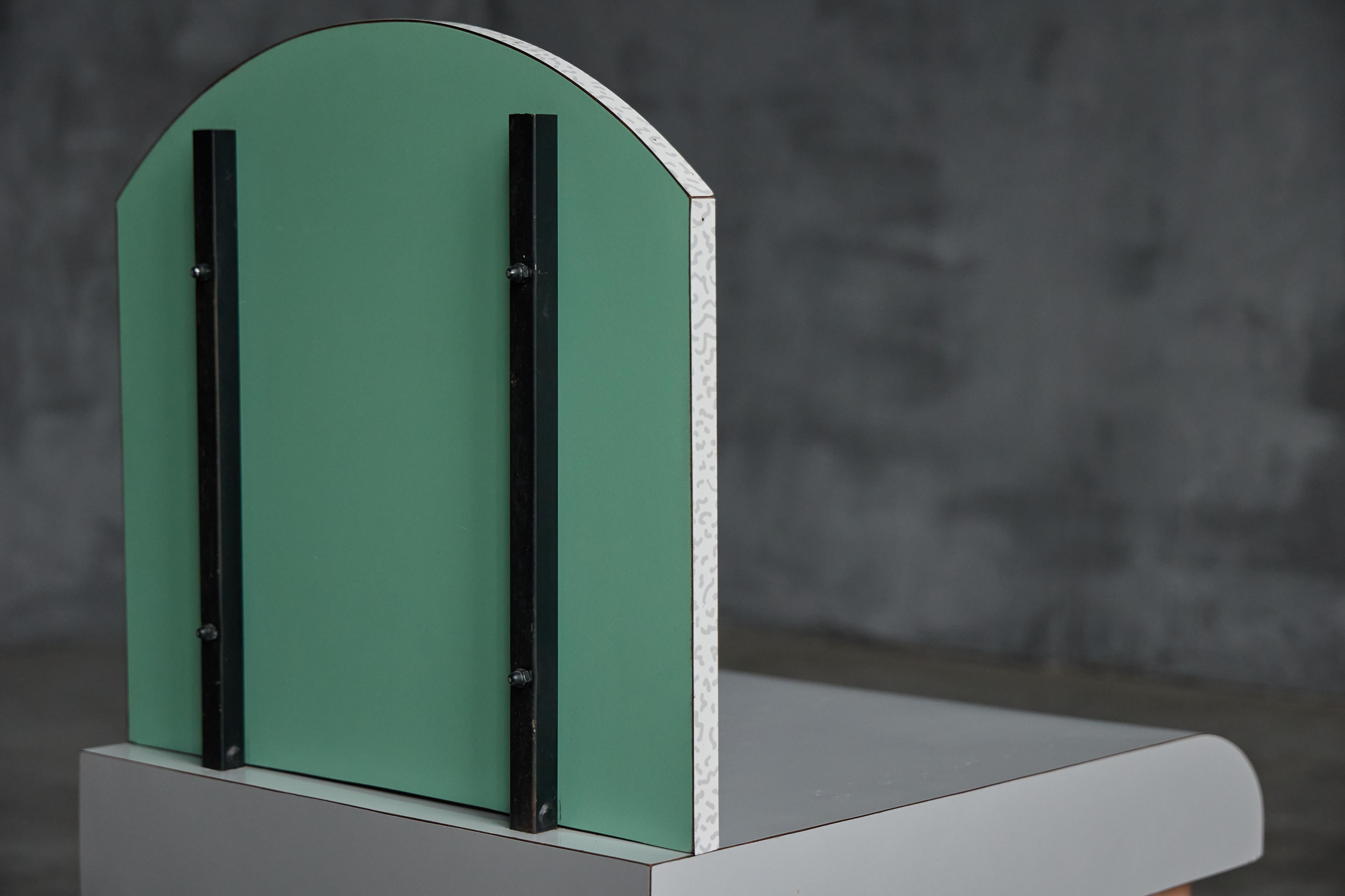 Sottsass Inspired Memphis Milano Chair, Italy, 1980s For Sale 1