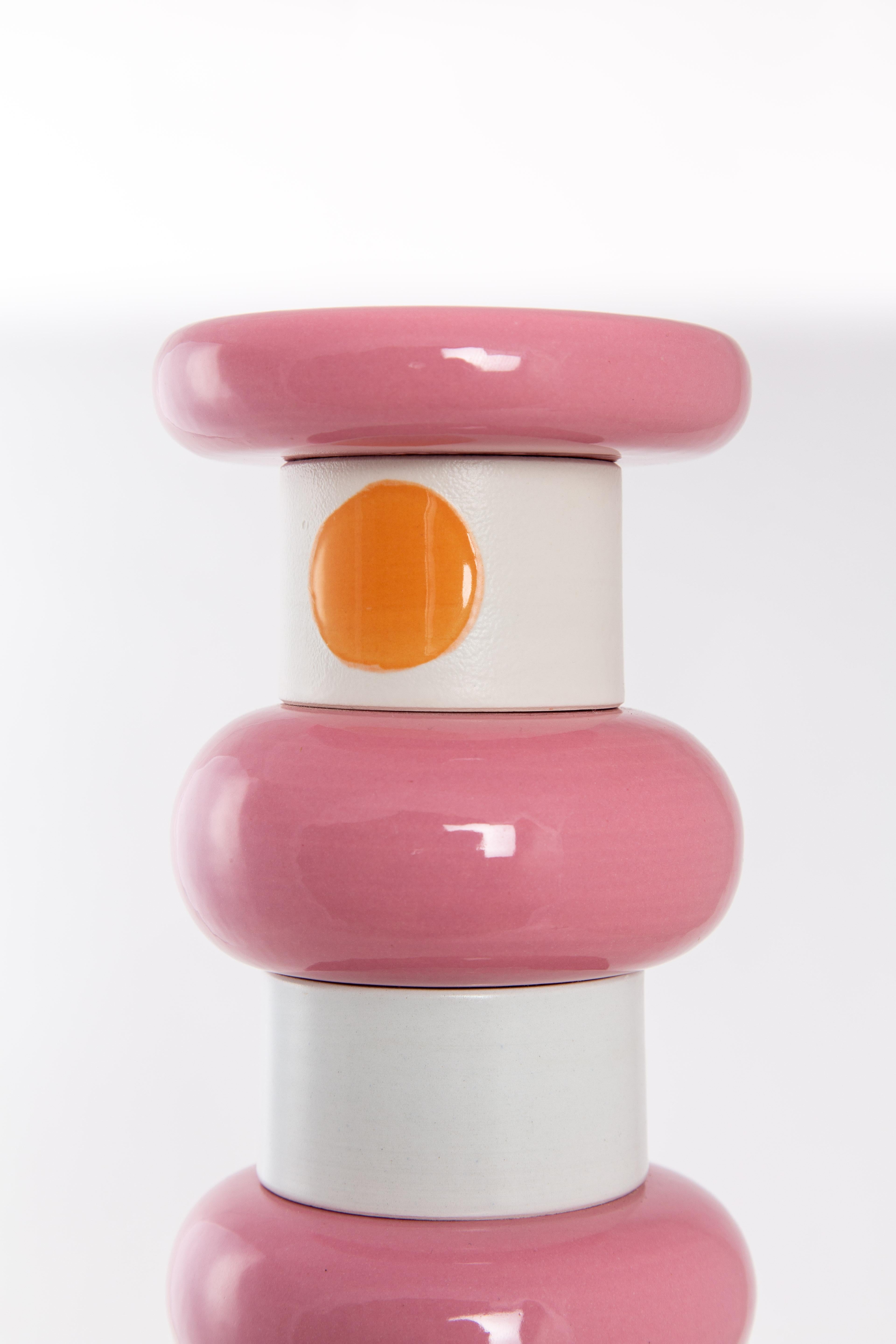 Ceramic Sottsass TOTEM  Made by Bitossi, Italy