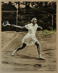 Gioco, set e partita - Pittura, Olio su tela